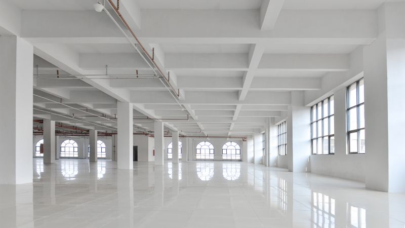 Clean and Polished Commercial Floors