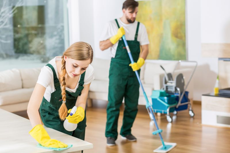 Local Commercial Floor Cleaning pros at work